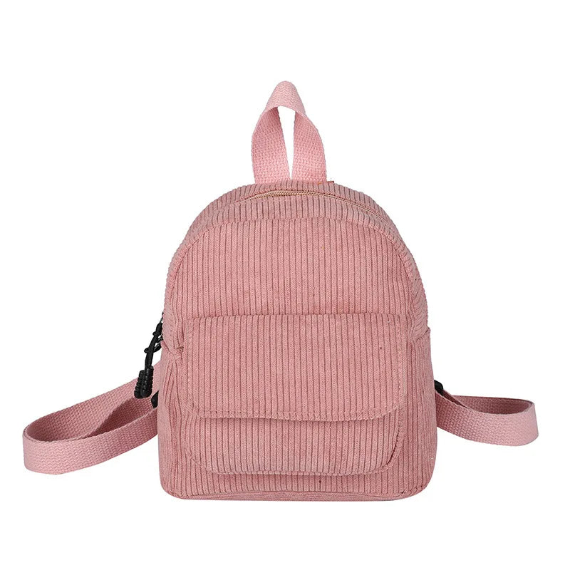Retro Backpack Women's Backpack Fashion Small Bag Student Chest Bag Large Capacity Handbag Mom's Bag Fabric Shoulder Bag