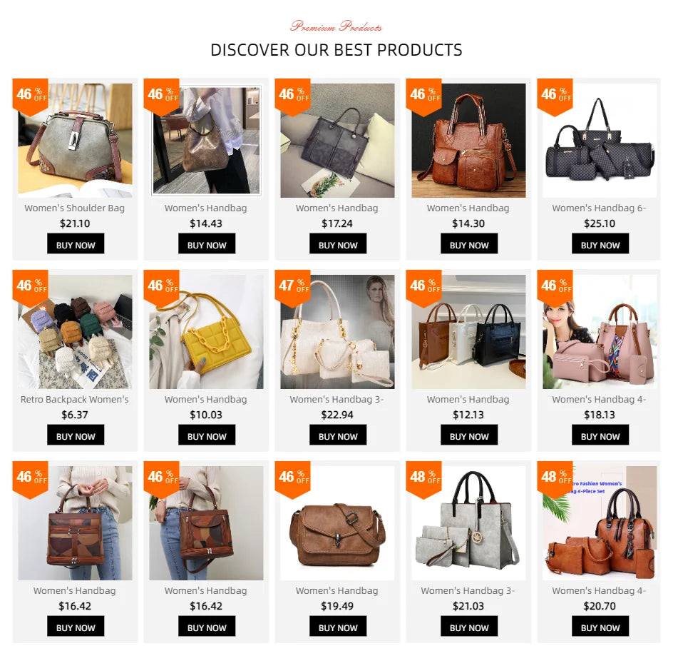 Retro Backpack Women's Backpack Fashion Small Bag Student Chest Bag Large Capacity Handbag Mom's Bag Fabric Shoulder Bag