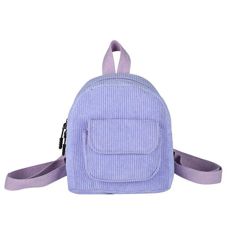 Retro Backpack Women's Backpack Fashion Small Bag Student Chest Bag Large Capacity Handbag Mom's Bag Fabric Shoulder Bag