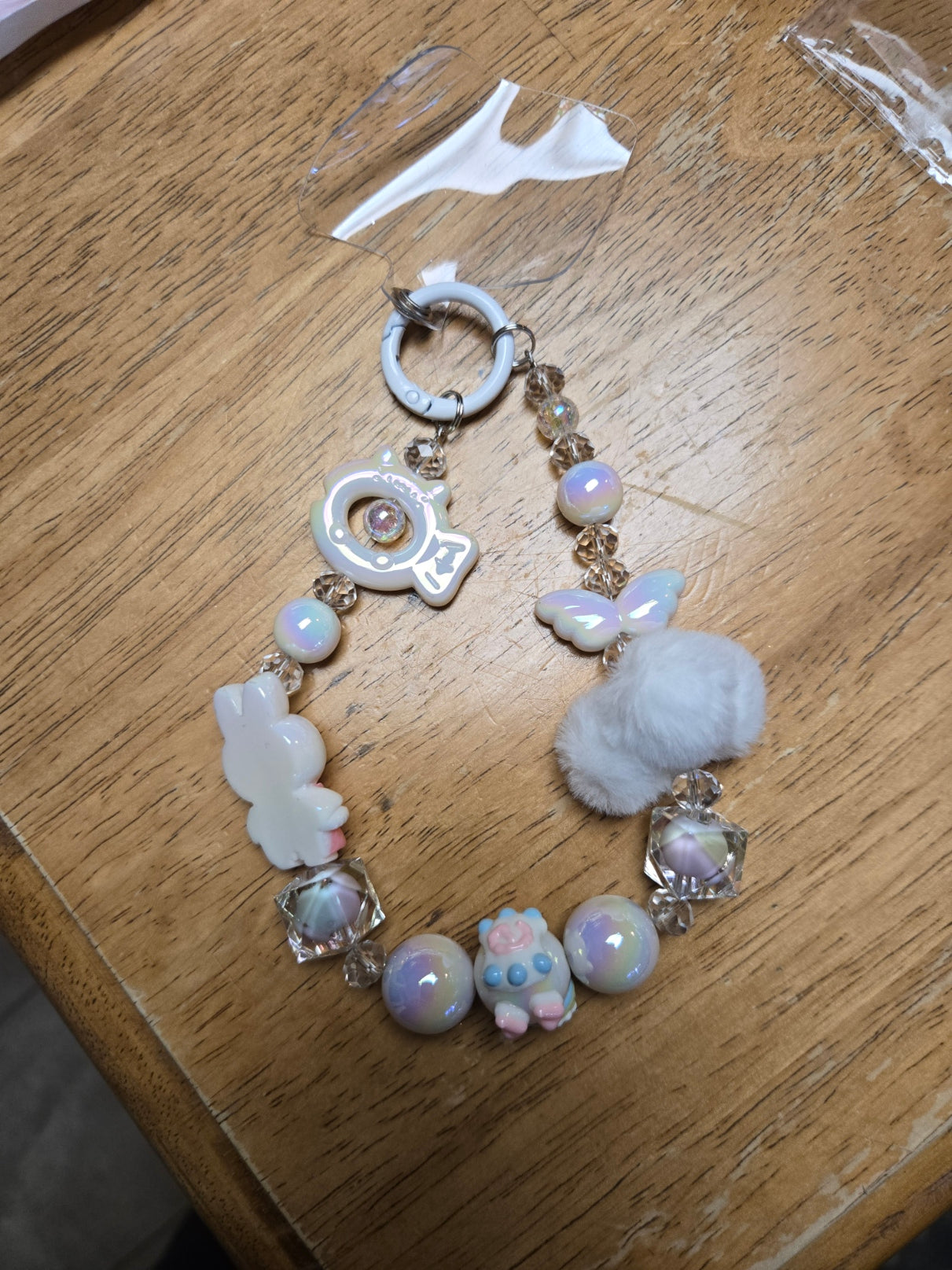 Cute Cartoon Hairball/ Mini Bunny Charms for Bags, Phones & Backpacks