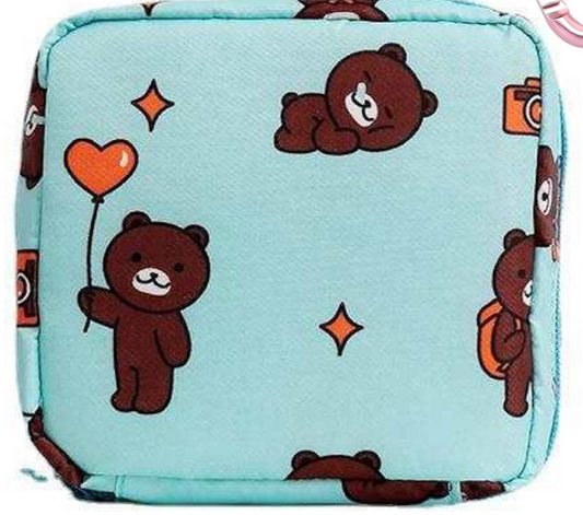Reusable Sanitary Napkin Storage Bag – Waterproof Nylon Pouch for Women & Girls (Portable | Discreet | Travel-Friendly)