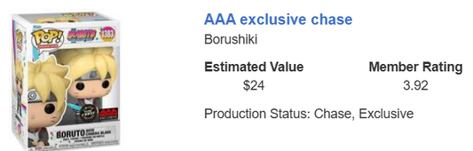 Funko Pop! Animation: Boruto with Chakra Blade Chase #1383