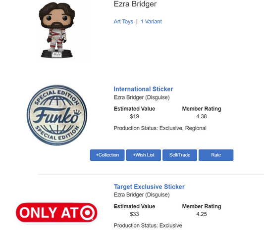 Funko Pop! Ezra Bridger #753 – Target Exclusive
