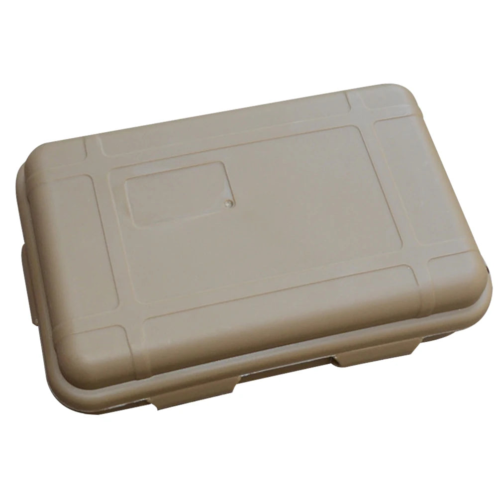 Waterproof Outdoor Survival Box – Portable Shockproof Dustproof Case for Camping, Hiking, Boating, and Geocaching