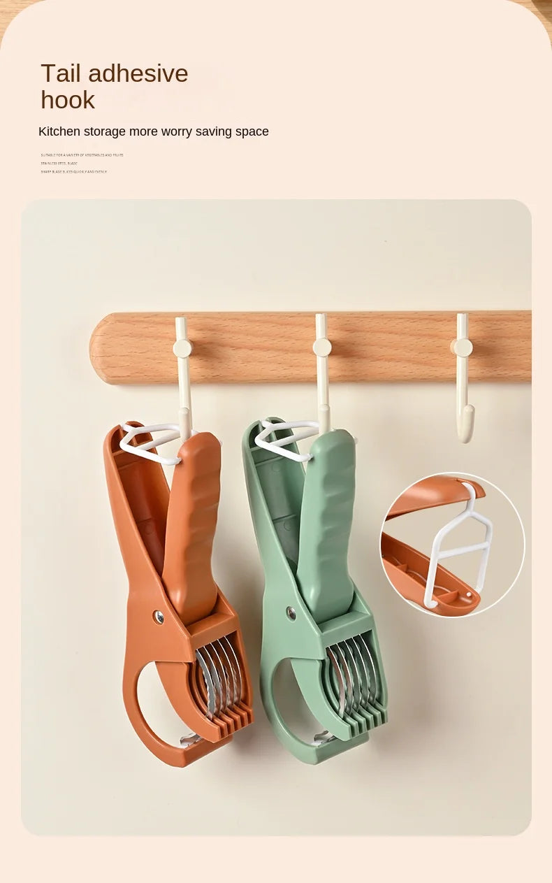 Multi-Functional Stainless Steel Vegetable & Fruit Slicer – Kitchen Tools & Salad Prep Accessory