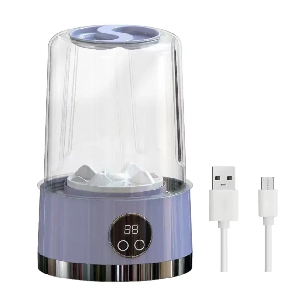 Portable Cordless Washing Machine,USB Rechargeable, Mini Washer For /Underwear/Socks/Baby Clothes Home Travel Laundry Bucket