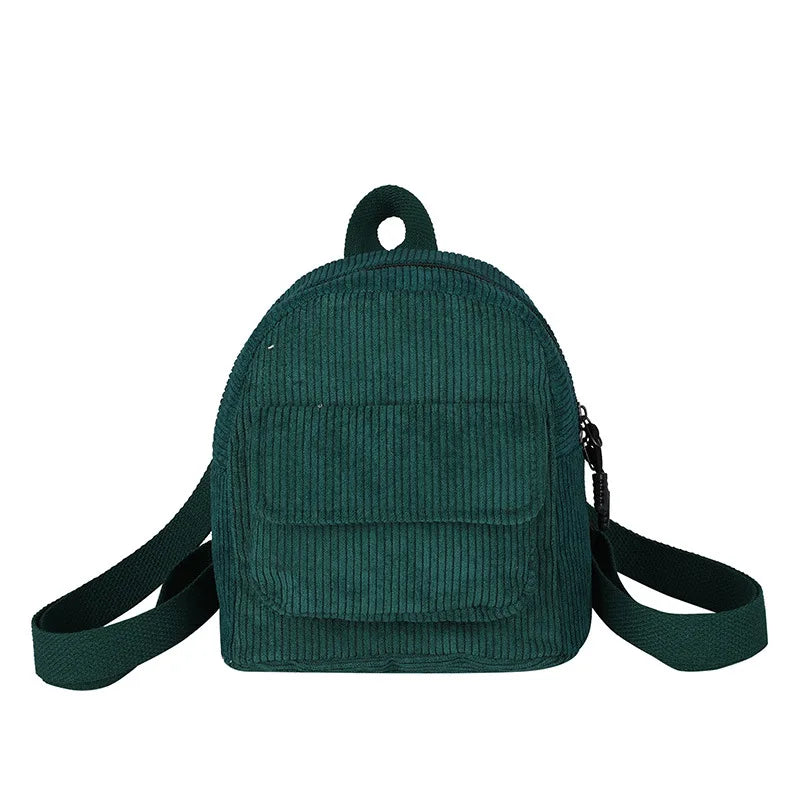 Retro Backpack Women's Backpack Fashion Small Bag Student Chest Bag Large Capacity Handbag Mom's Bag Fabric Shoulder Bag