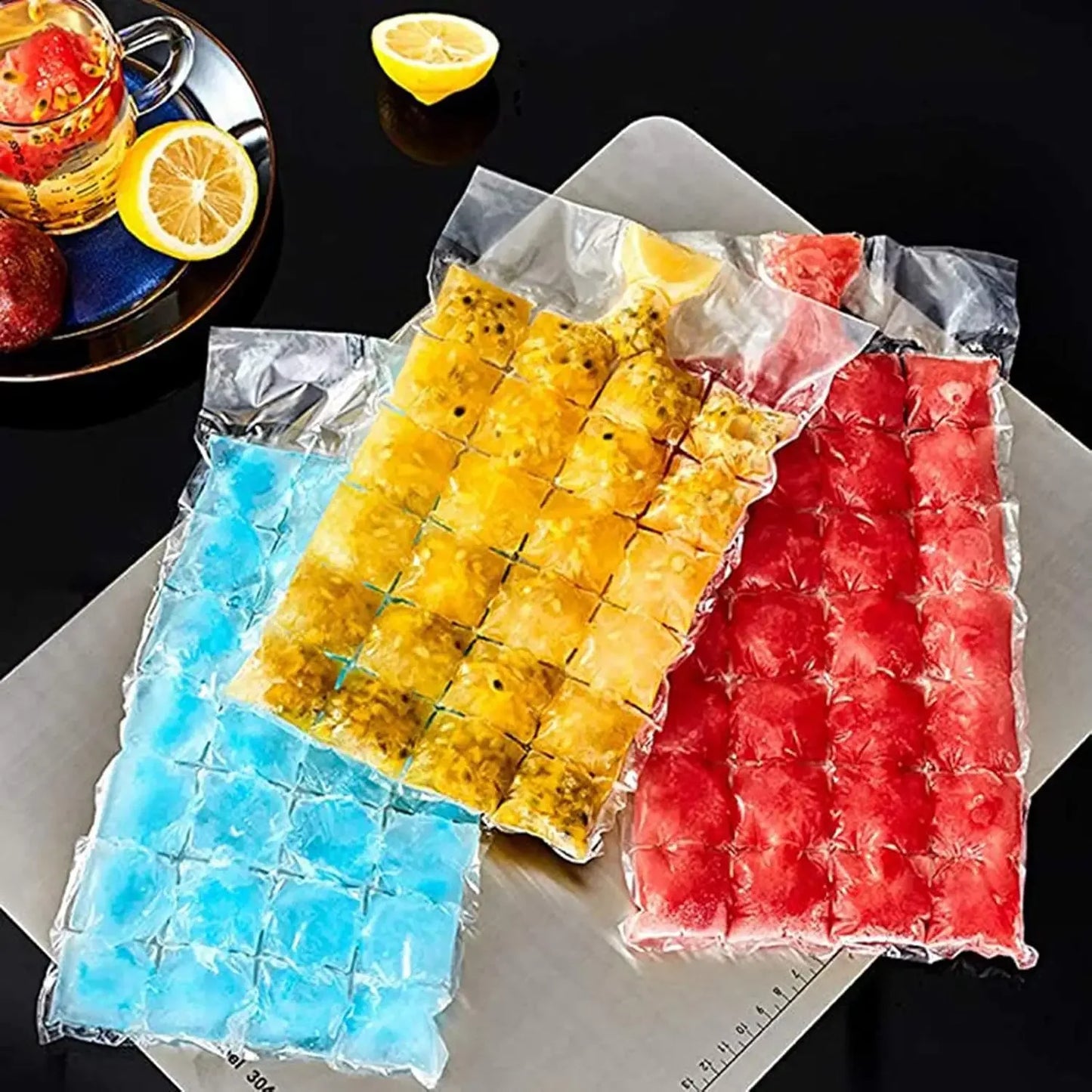 🧊 Disposable Ice Maker Bags/ Disposable Ice Cube Bags/ Self-Sealing