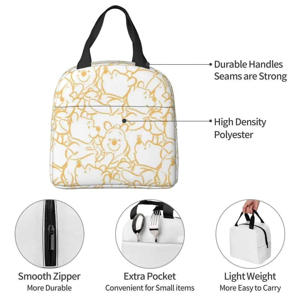 Winnie the Pooh Thermal Insulated Lunch Bags – 21 Adorable Styles