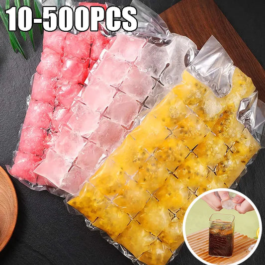 🧊 Disposable Ice Maker Bags/ Disposable Ice Cube Bags/ Self-Sealing