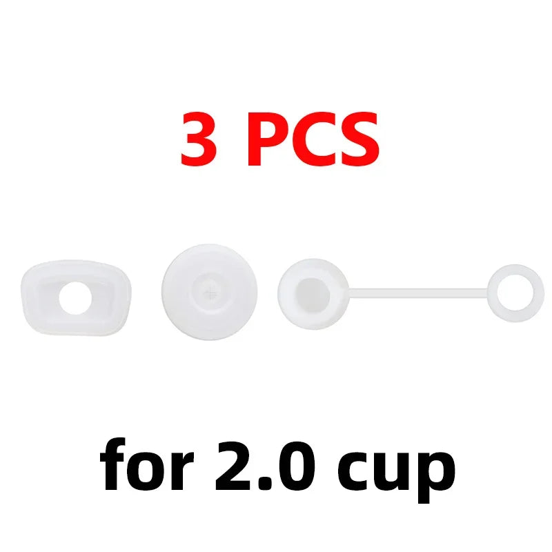 Silicone Spill-Proof Stopper Set for Stanley Cup 1.0 & 2.0 – 30oz / 40oz