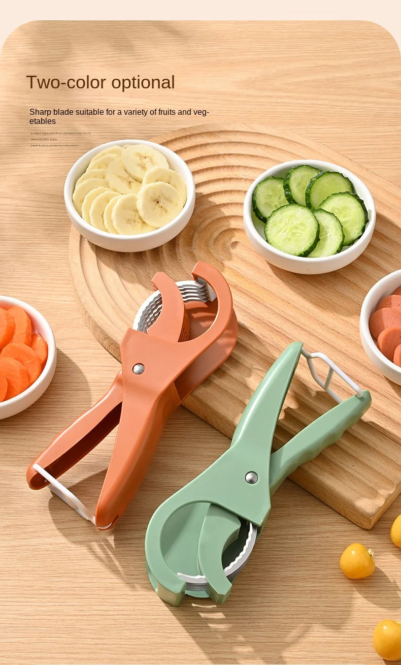 Multi-Functional Stainless Steel Vegetable & Fruit Slicer – Kitchen Tools & Salad Prep Accessory
